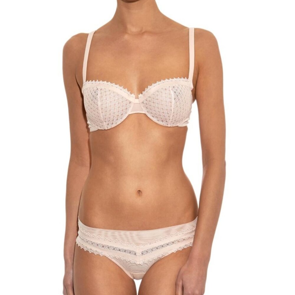 La Perla Greta Lattice Lace Bra & Panty 2 Pc Set